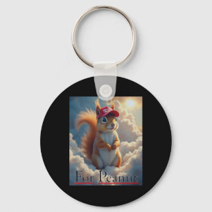 Vote Trump For Peanut The Squirrel 1  Keychain