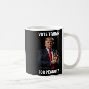 Vote Trump For Peanut The Squirrel 3 Coffee Mug