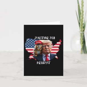 Vote Trump For Peanut The Squirrel 4 Card