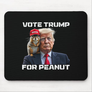 Vote Trump For Peanut The Squirrel Mouse Pad