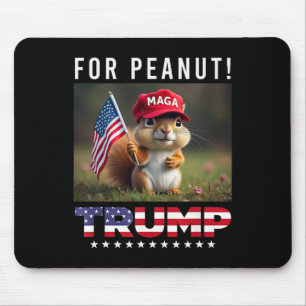 Vote Trump For Peanut The Squirrel Trump 2024 Mouse Pad
