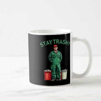 Vote Trump Garbyge Man Stay Trashy 2025 Election P Coffee Mug