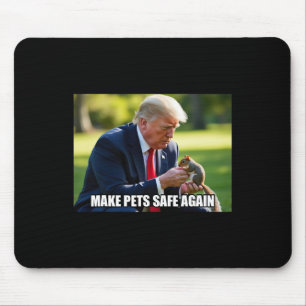 Vote Trump Mega Make Pets Safe Again Justice Peanu Mouse Pad