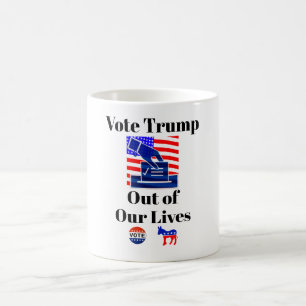Vote Trump Out of Our Lives Coffee Mug