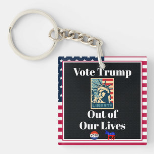 Vote Trump Out of Our Lives Keychain