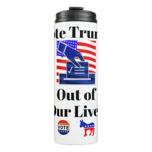 Vote Trump Out of Our Lives Thermal Tumbler