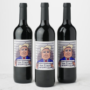 Vote Trump Wine Labels