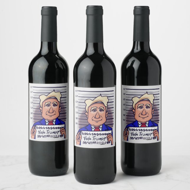 Vote Trump Wine Labels (Bottles)