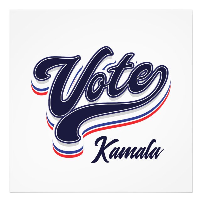 Vote Typography - Election  Photo Print (Front)