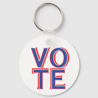  Vote US Elections Patriotic  Keychain