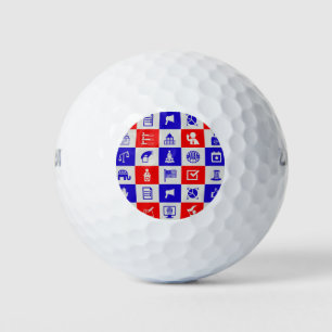 vote USA election Golf Balls