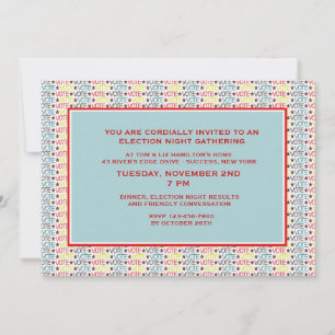Vote Vote Élection Parti Invitation