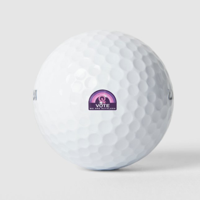 Vote We Are Ruthless Golf Balls (Front)