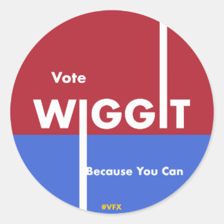 Vote Wiggit Sticker