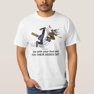 Vote With Foot - T-Shirt - F&B