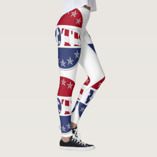 Vote With Stars Leggings