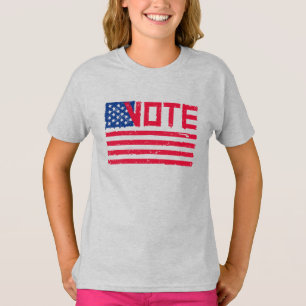 Vote With Vote with US Flag. T-Shirt