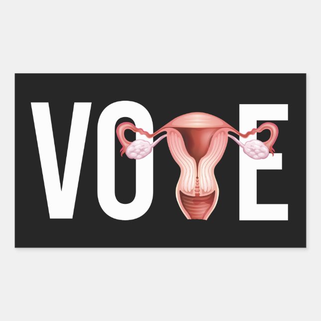 Vote with your Uterus Sticker (Front)