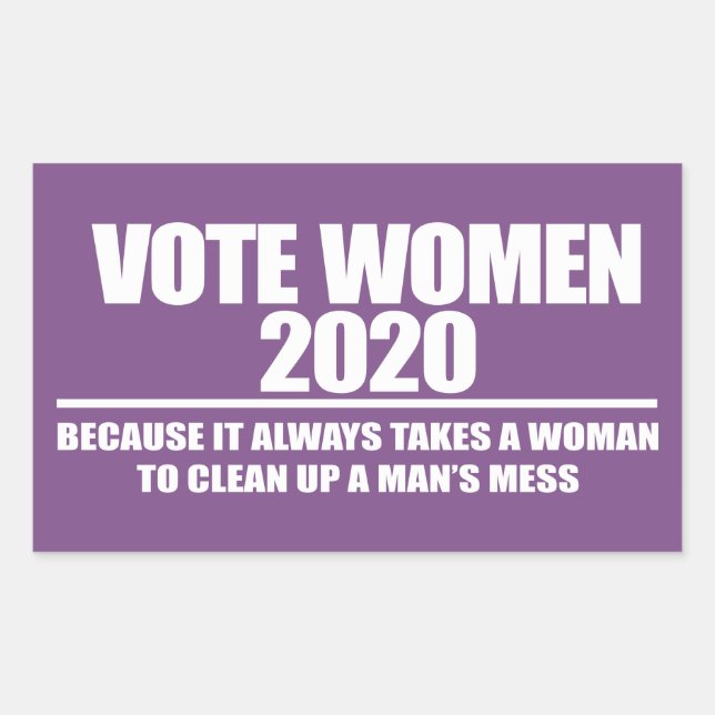 VOTE WOMEN 2020 STICKER (Front)
