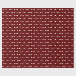 Vote Wrapping Paper