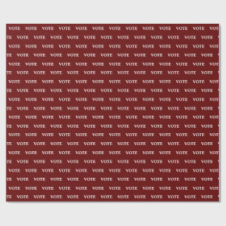 Vote Wrapping Paper