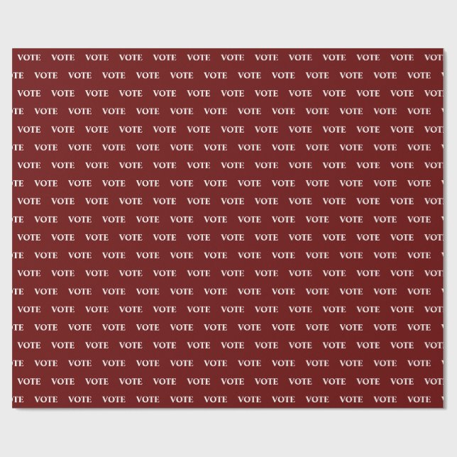 Vote Wrapping Paper (Flat)