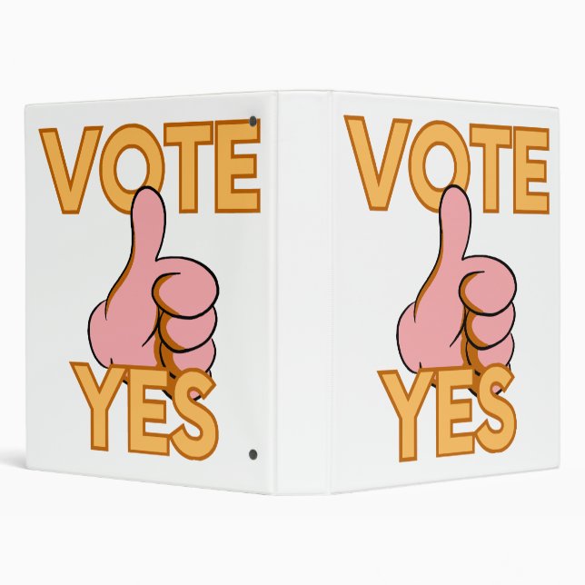 Vote yes  binder (Background)