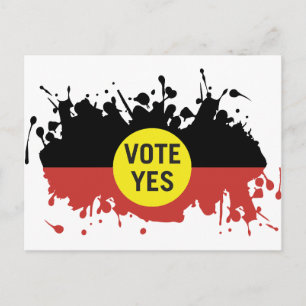 Vote Yes Indigenous Voice to Parliament Postcard