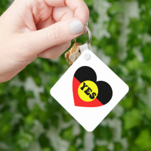 Vote Yes To The Voice - Indigenous Voice  Keychain