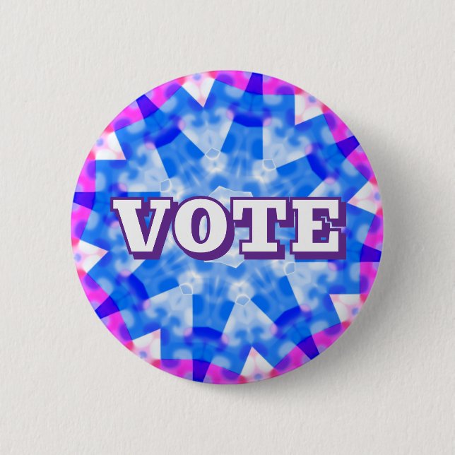 VOTE (You May Change the Words) 2 Inch Round Button (Front)