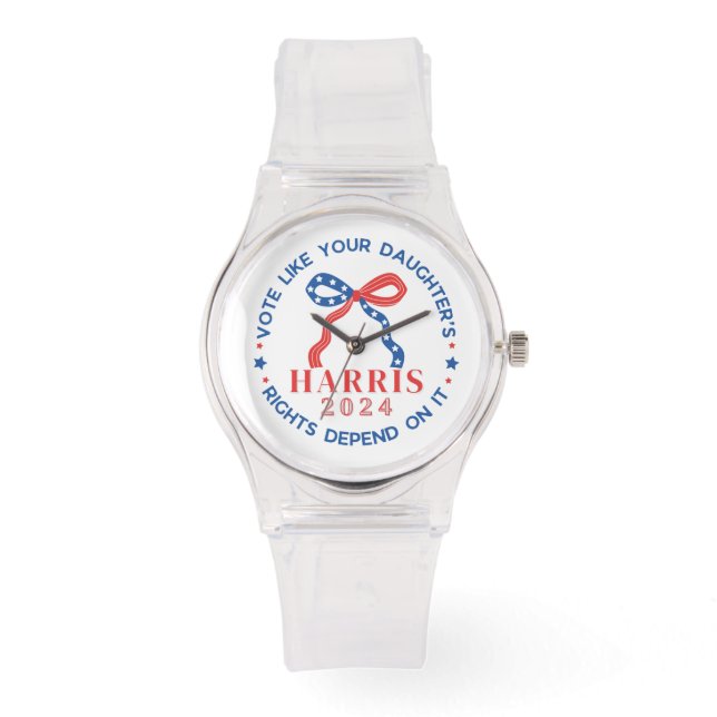 Vote Your Daughter's Rights Harris 2024 Watch (Front)