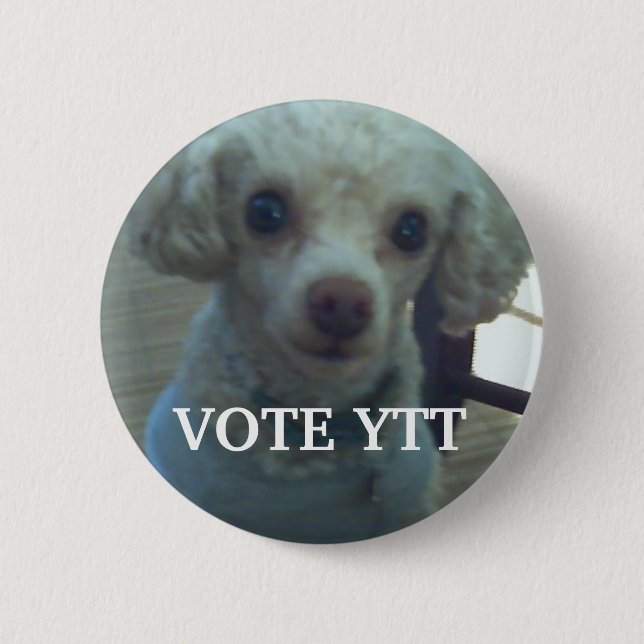 VOTE YTT 2 INCH ROUND BUTTON (Front)