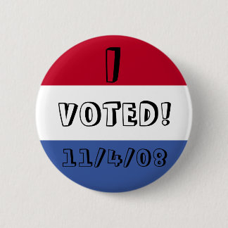 voted 2 inch round button