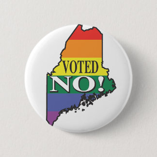 Voted No! 2 Inch Round Button