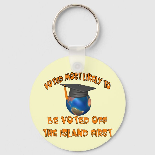 Voted Off The Island Keychain (Front)
