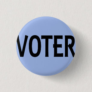 Voter 1 Inch Round Button