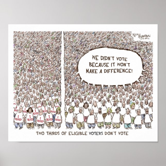 Voter Apathy Poster (Front)