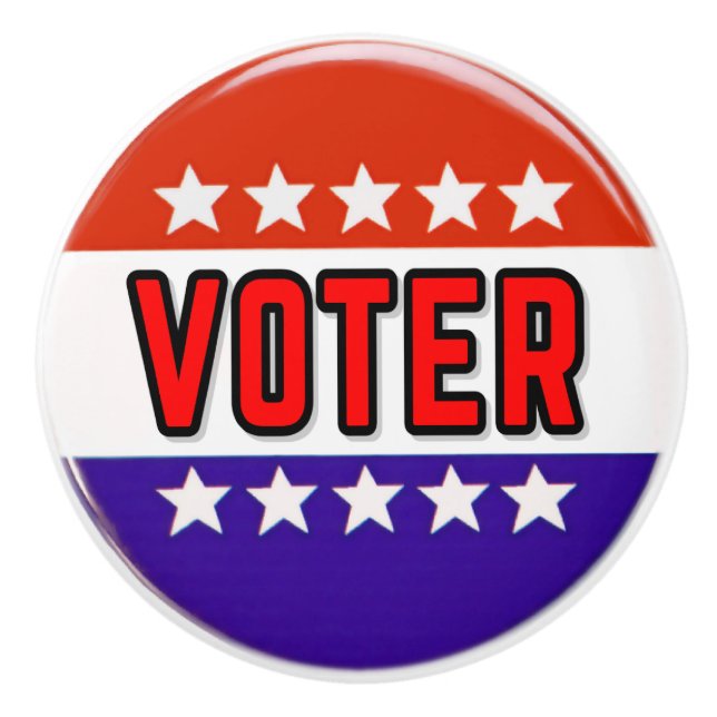 Voter Ceramic Knob (Front)