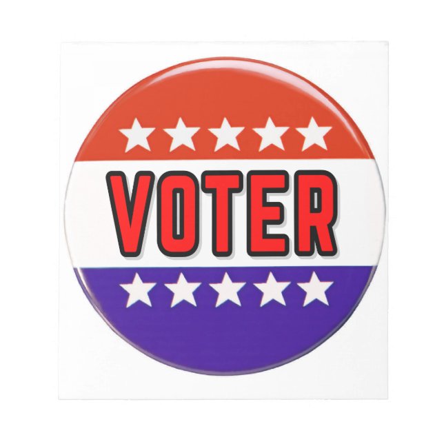 Voter Notepad (Front)