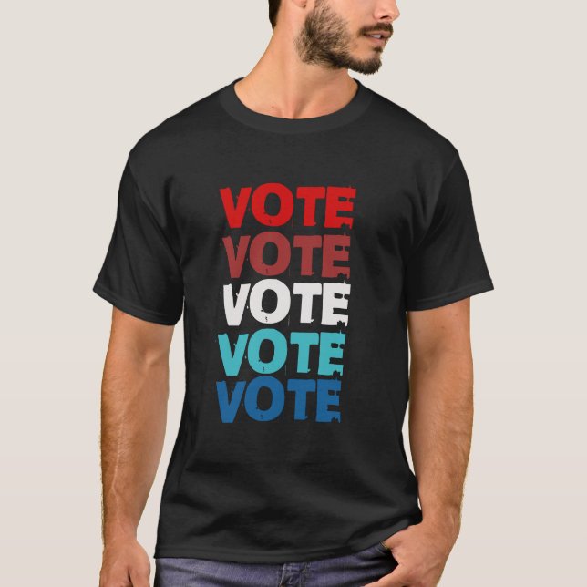 Voter T-shirt Campagne politique Marchandises (Devant)