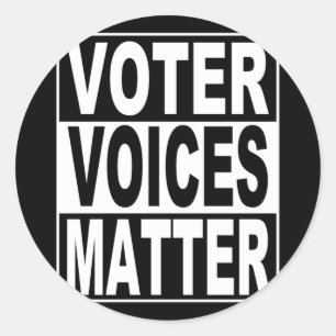 Voter Voices For America Sticker
