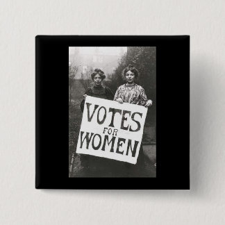 Votes for Women 2 Inch Square Button