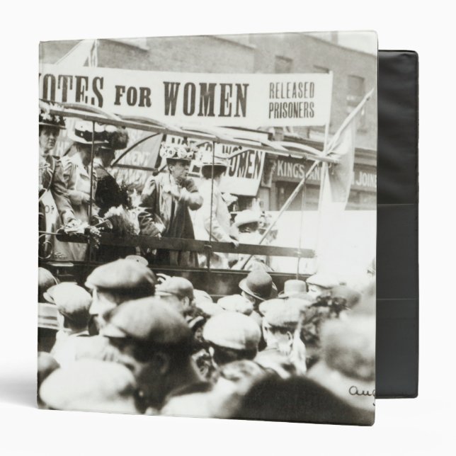 Votes for Women, August 1908 Binder (Front/Inside)