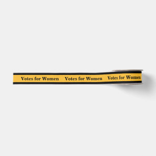 Votes for Women Banner Sash Spaced Repeat Grosgrain Ribbon