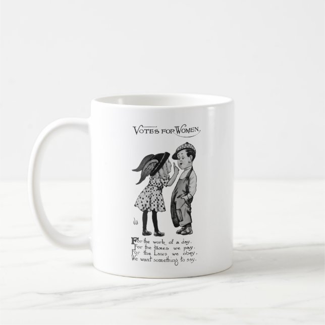 Votes For Women Coffee Mug (Left)