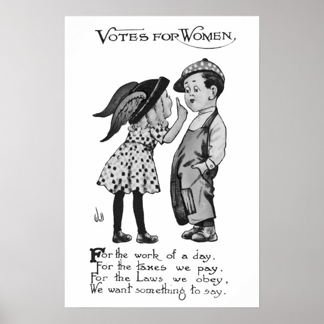 Votes For Women Poster (Front)