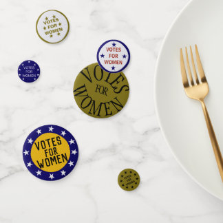 Votes For Women Suffrage Button Party Decoration Confetti