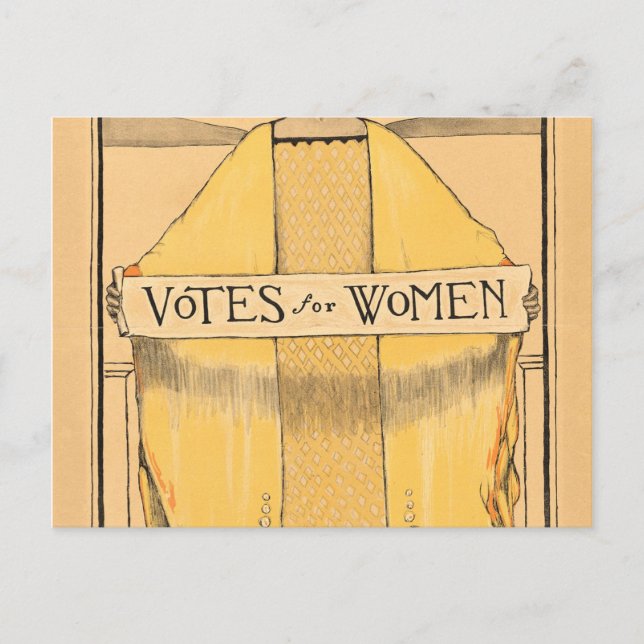 Votes For Women Suffrage Movement 1913 Postcard (Front)