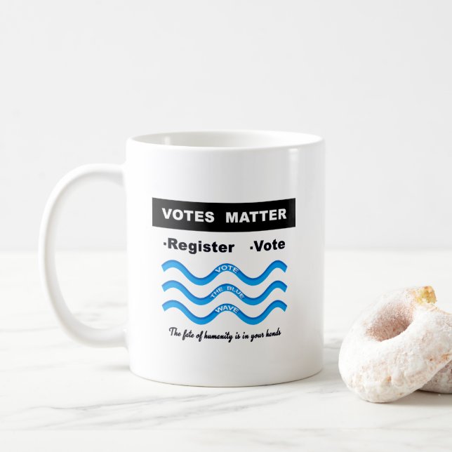 Votes Matter Coffee Mug (With Donut)
