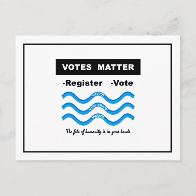 Votes Matter Postcard (Front)